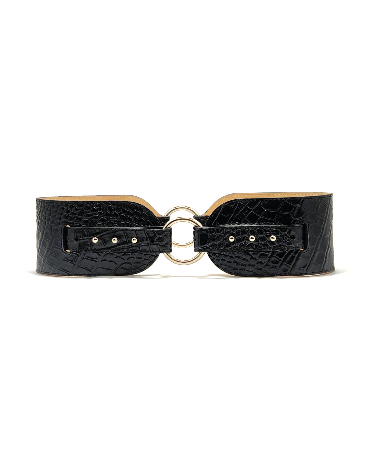 Anneau Croco Negro